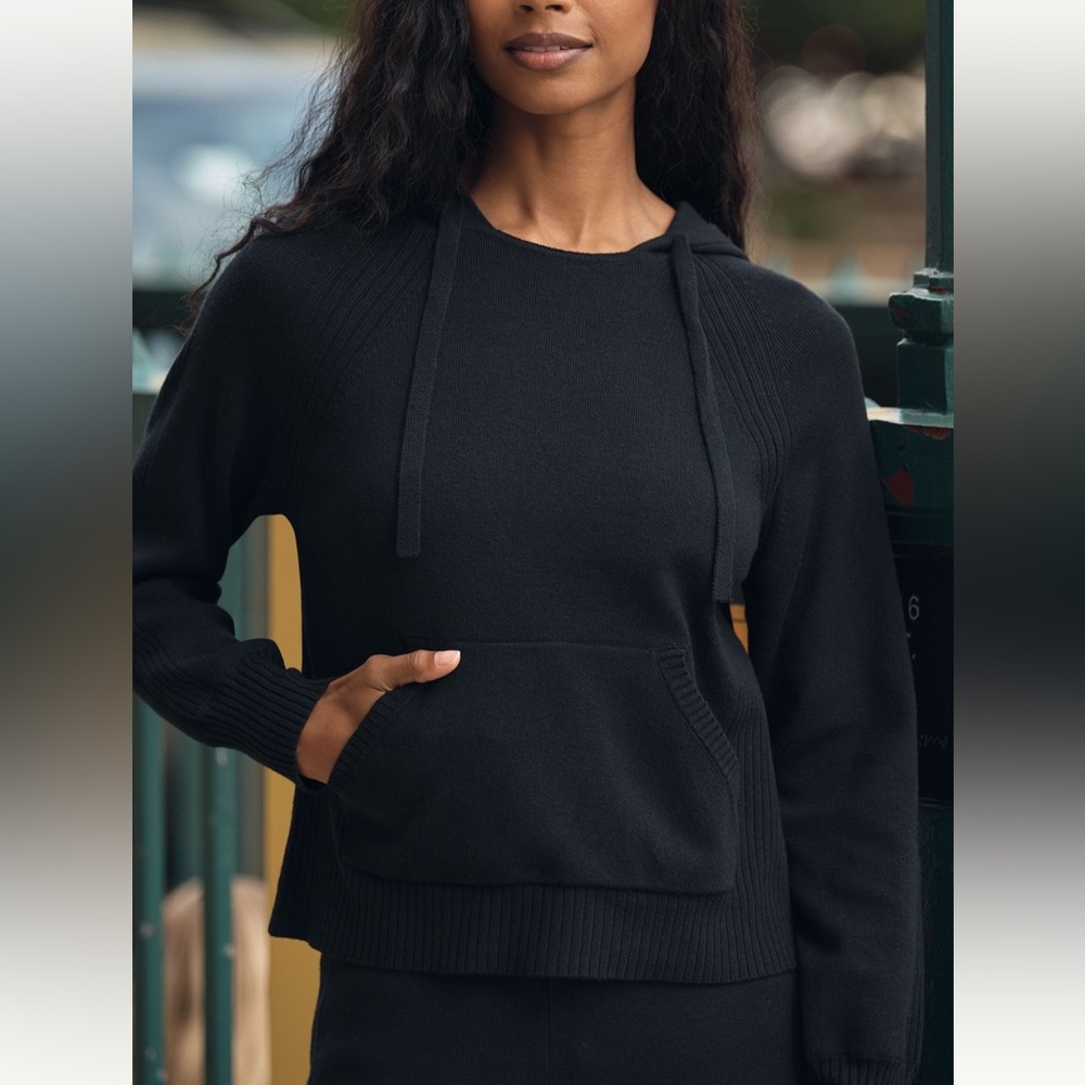 Daily Practice by Anthropologie: Racing Hoodie Sweater